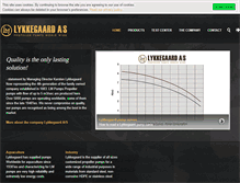 Tablet Screenshot of lykkegaard-as.com